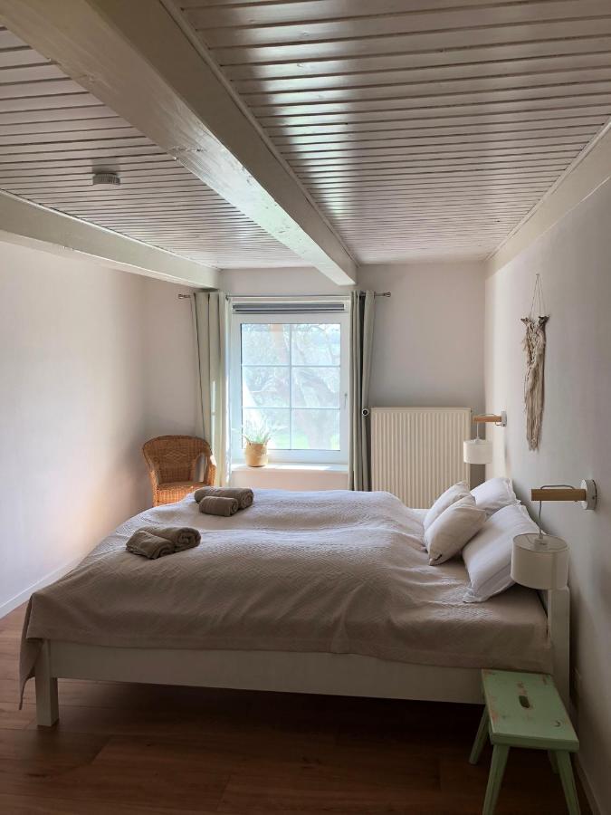 Ferienwohnung im idyllischen Gulfhof Krummhörn Exterior foto